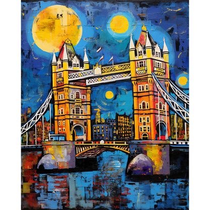 London Bridge - Full Square Drill Diamond Painting 40*50CM