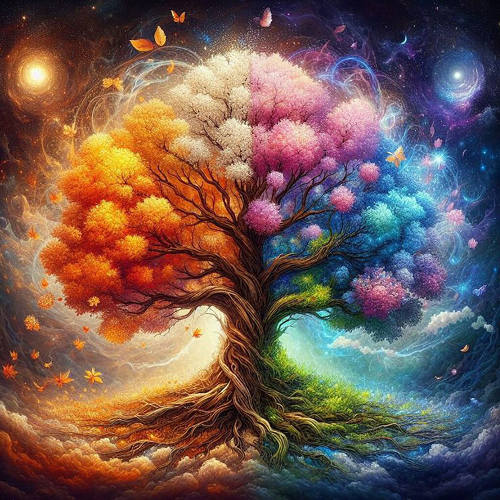 Tree Of Life - Full Round Drill Diamond Painting 40*40CM