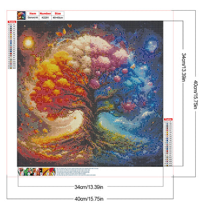 Tree Of Life - Full Round Drill Diamond Painting 40*40CM