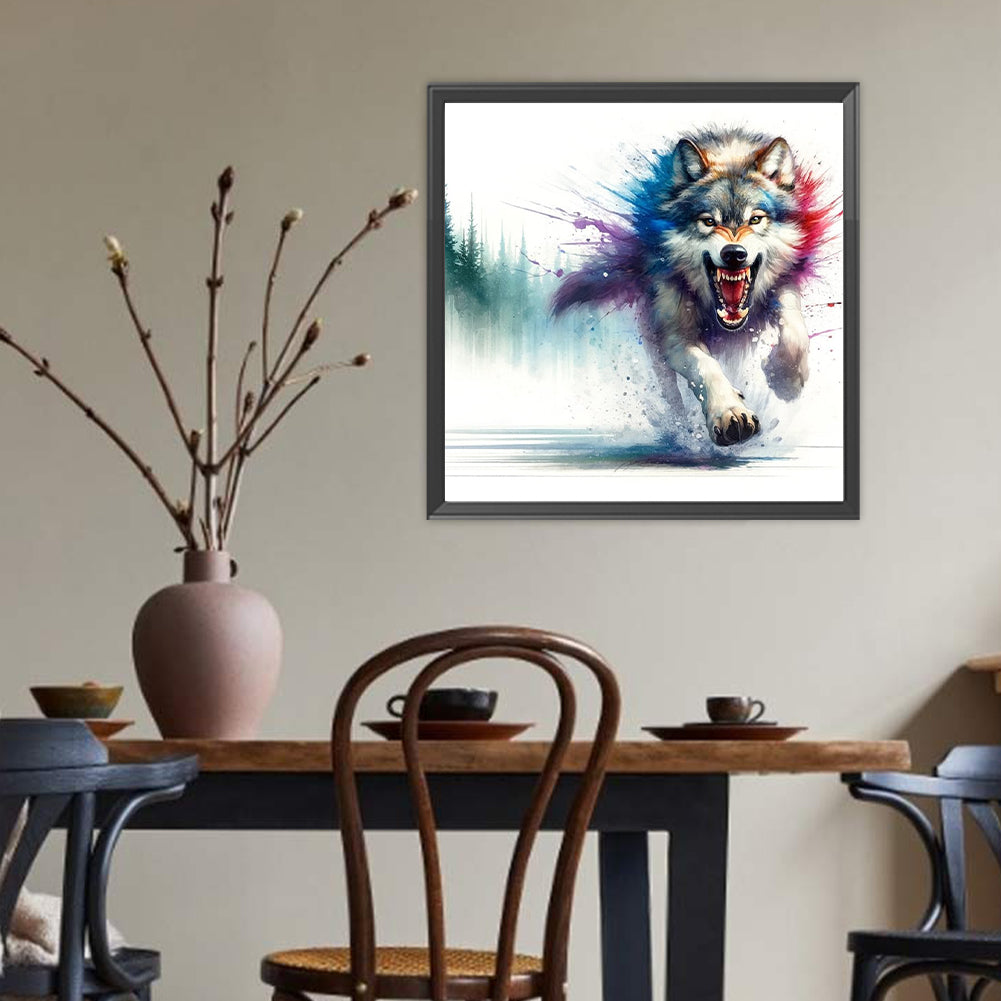 Wolf - Full Round Drill Diamond Painting 40*40CM