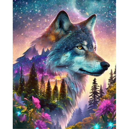 Wolf - Full Round Drill Diamond Painting 40*50CM