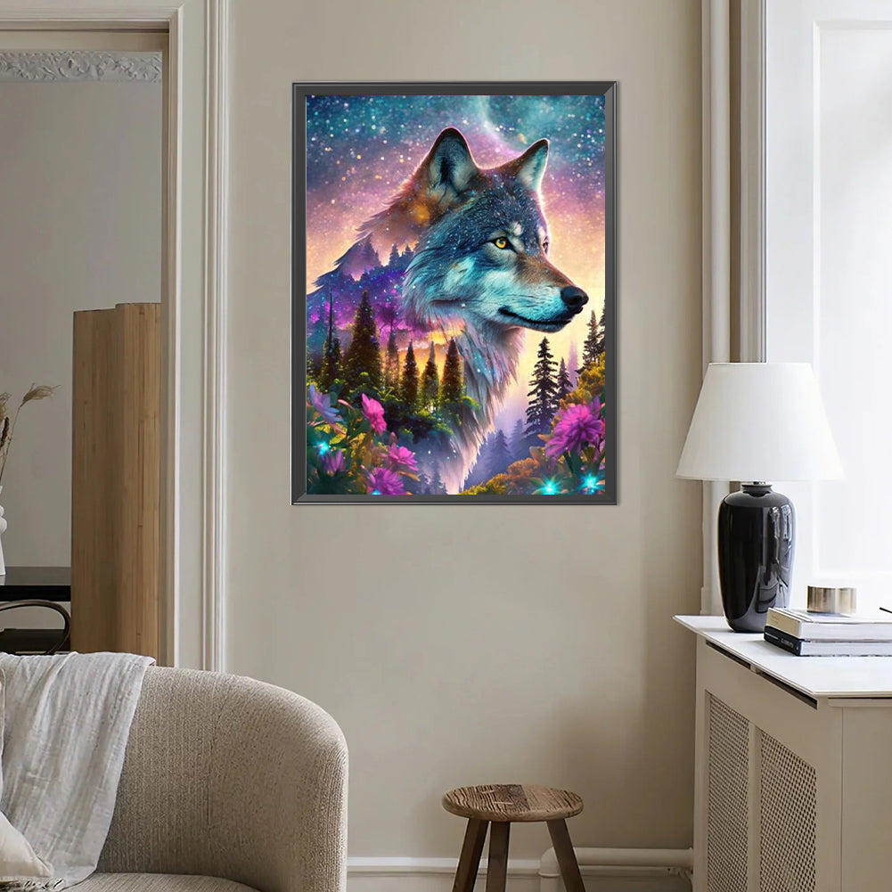 Wolf - Full Round Drill Diamond Painting 40*50CM