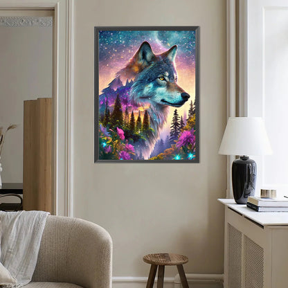 Wolf - Full Round Drill Diamond Painting 40*50CM