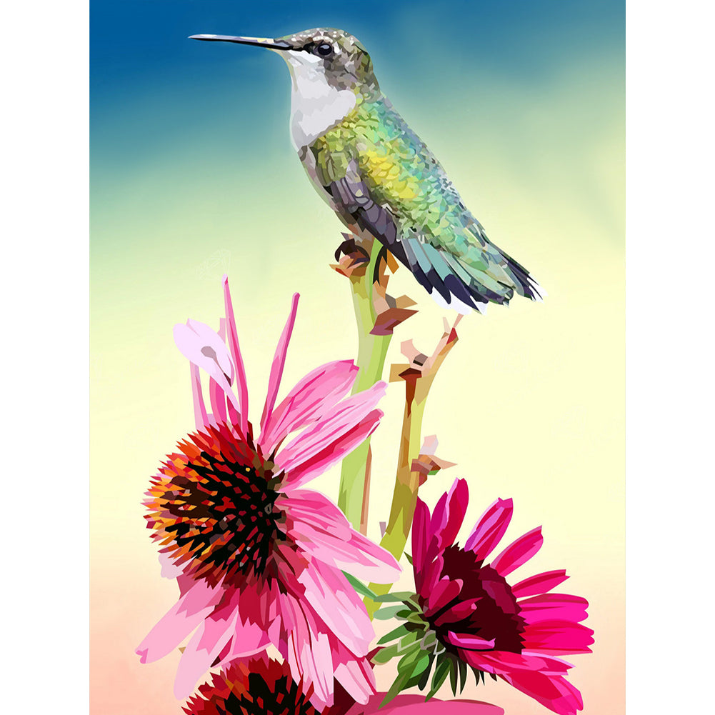 Kingfisher - Full Square Drill Diamond Painting 30*40CM