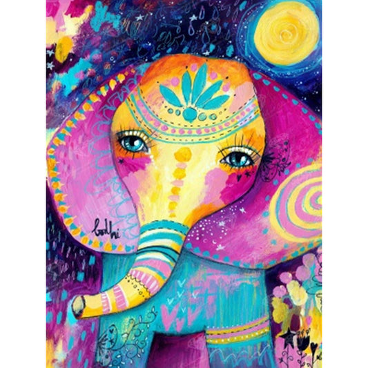 Elephant - Full Square Drill Diamond Painting 30*40CM