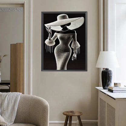 Lady - Full Round Drill Diamond Painting 40*50CM