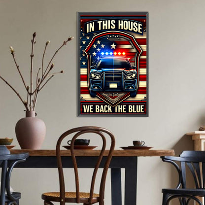 Union Flag Car - Full Round Drill Diamond Painting 30*45CM