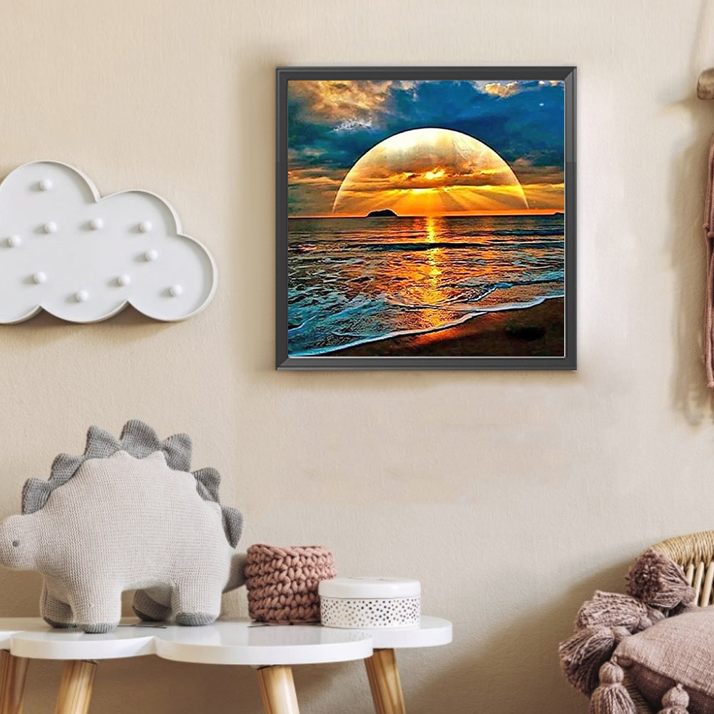 Sunset - Full Round Drill Diamond Painting 30*30CM