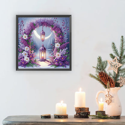 Flower Gate Night Light - Special Shaped Drill Diamond Painting 30*30CM