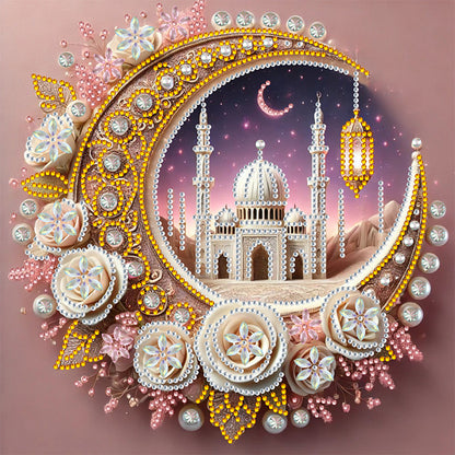 Star Crescent - Special Shaped Drill Diamond Painting 30*30CM