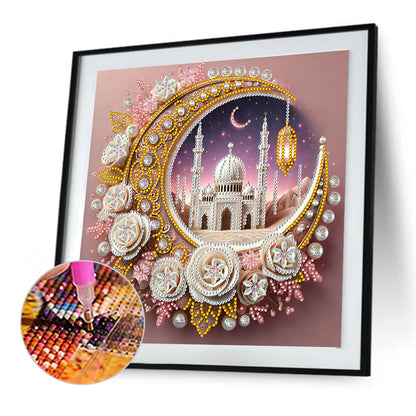 Star Crescent - Special Shaped Drill Diamond Painting 30*30CM