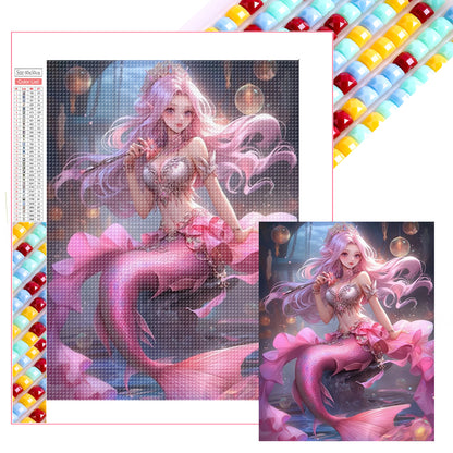Mermaid - Full Square Drill Diamond Painting 40*50CM
