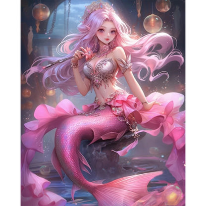 Mermaid - Full Square Drill Diamond Painting 40*50CM