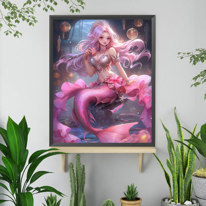 Mermaid - Full Square Drill Diamond Painting 40*50CM