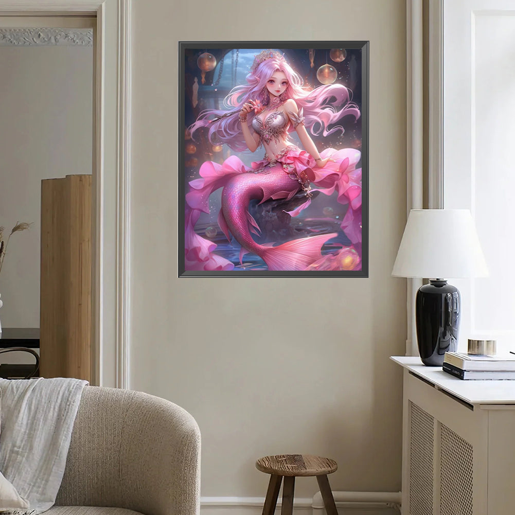 Mermaid - Full Square Drill Diamond Painting 40*50CM