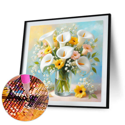 Cara Lily - Full Round Drill Diamond Painting 30*30CM
