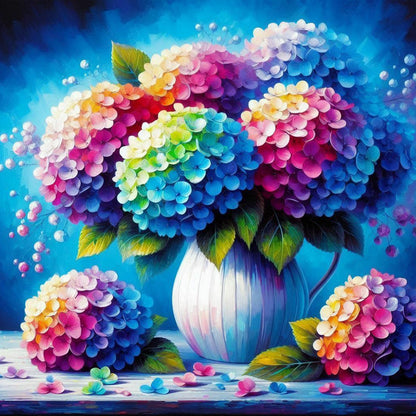 Hydrangea - Full Round Drill Diamond Painting 30*30CM