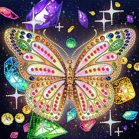 Butterfly - Special Shaped Drill Diamond Painting 30*30CM