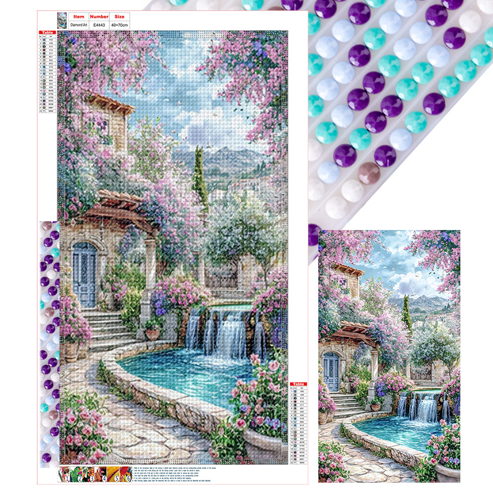 House Scenery - Full Round Drill Diamond Painting 40*70CM