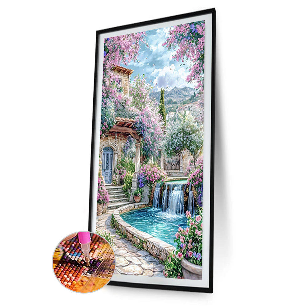 House Scenery - Full Round Drill Diamond Painting 40*70CM