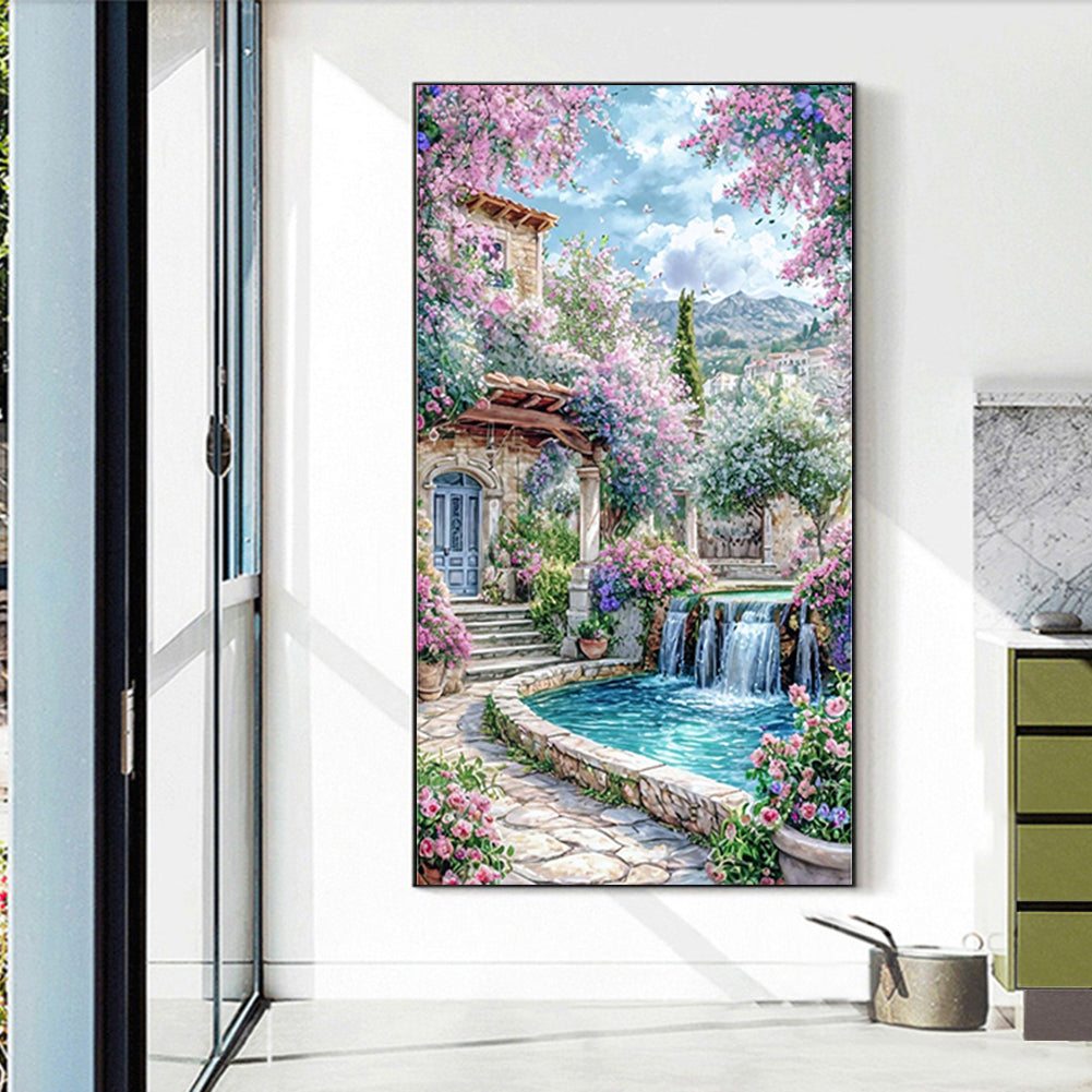House Scenery - Full Round Drill Diamond Painting 40*70CM