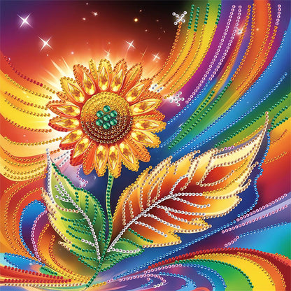 Flower - Special Shaped Drill Diamond Painting 30*30CM