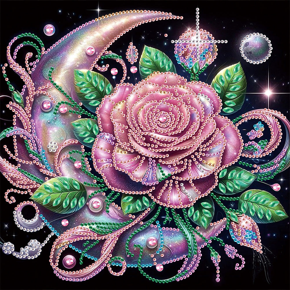 Flower - Special Shaped Drill Diamond Painting 30*30CM
