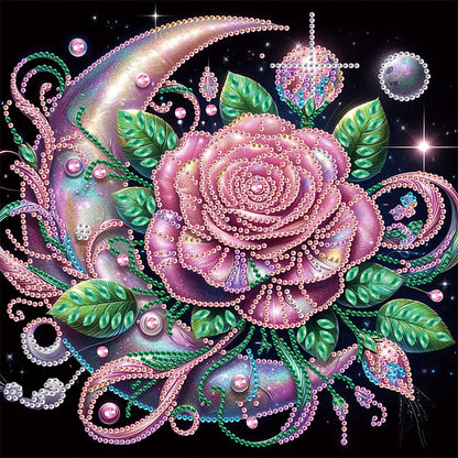 Flower - Special Shaped Drill Diamond Painting 30*30CM