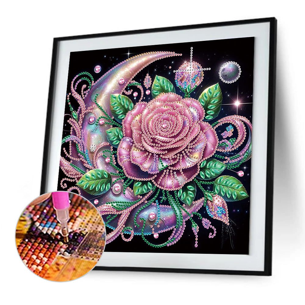 Flower - Special Shaped Drill Diamond Painting 30*30CM