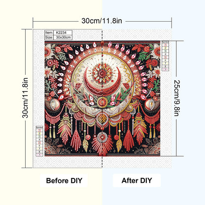 Dream Catcher - Special Shaped Drill Diamond Painting 30*30CM