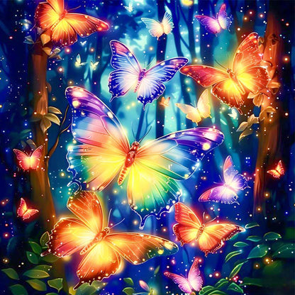 Butterfly - Full Square Drill Diamond Painting 30*30CM