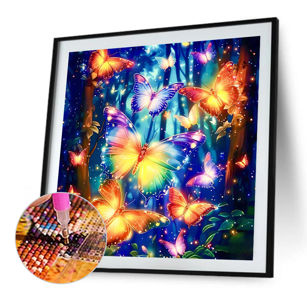 Butterfly - Full Square Drill Diamond Painting 30*30CM