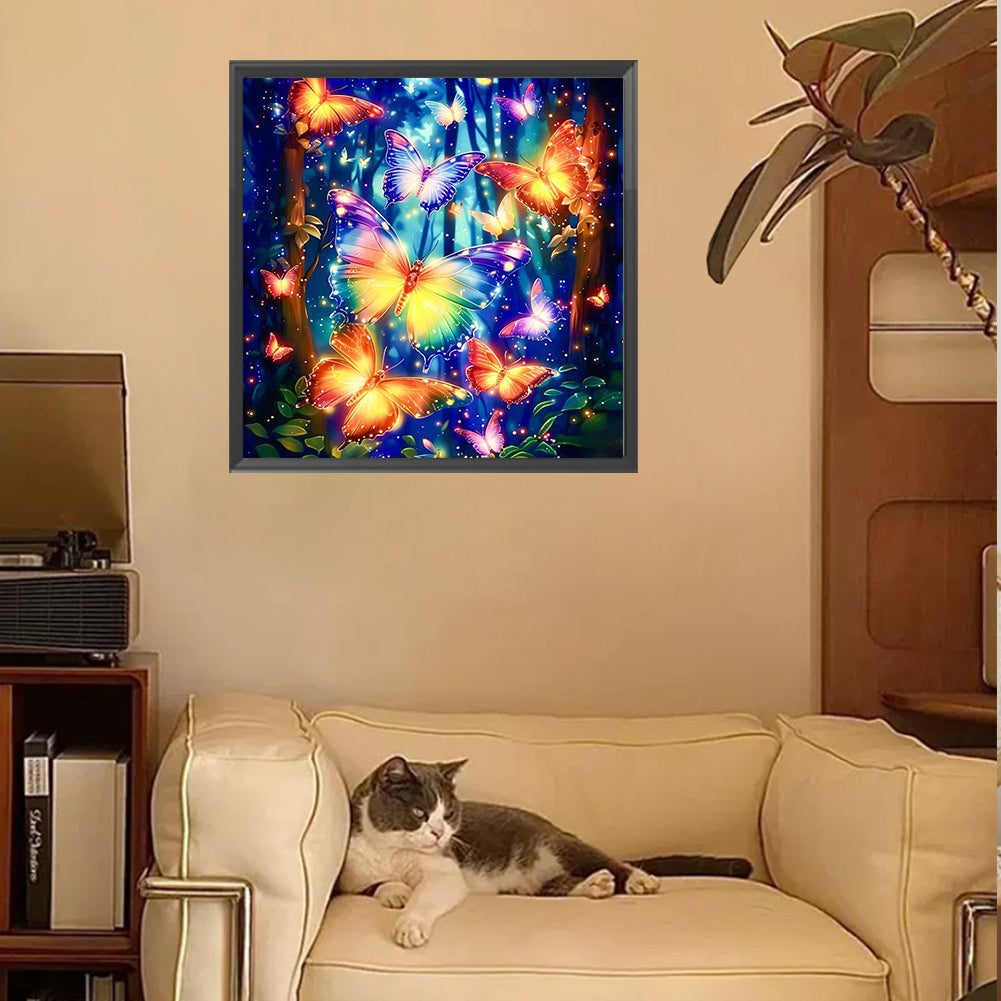 Butterfly - Full Square Drill Diamond Painting 30*30CM