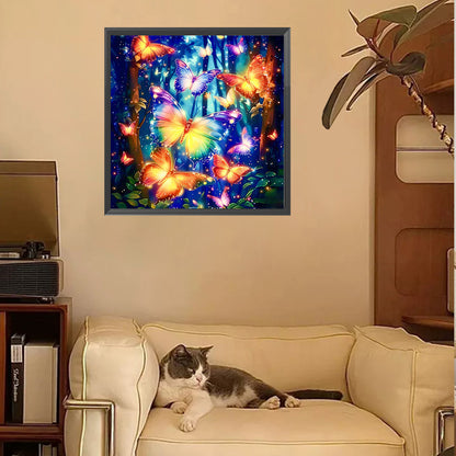 Butterfly - Full Square Drill Diamond Painting 30*30CM