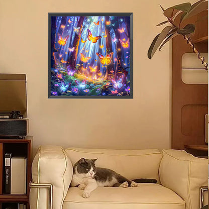 Butterfly - Full Square Drill Diamond Painting 30*30CM