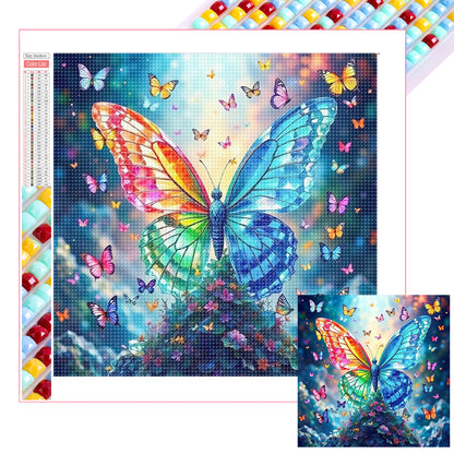 Butterfly - Full Square Drill Diamond Painting 30*30CM
