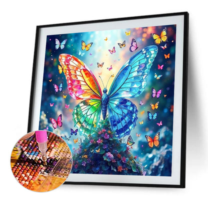 Butterfly - Full Square Drill Diamond Painting 30*30CM