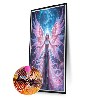 Pink Angel - Full Square Drill Diamond Painting 40*60CM