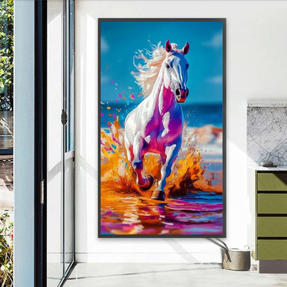 Running Horse - Full Square Drill Diamond Painting 40*70CM