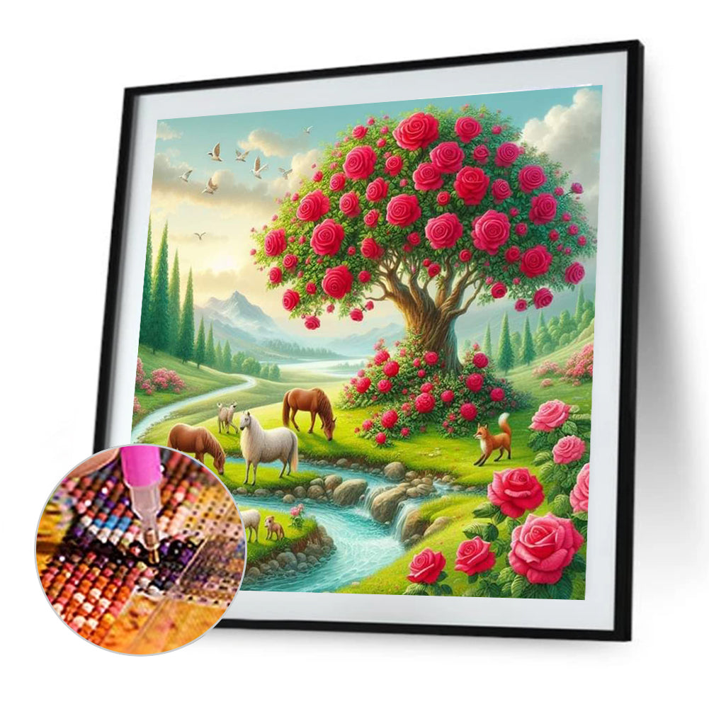 Natural Scenery - Full Round Drill Diamond Painting 50*50CM