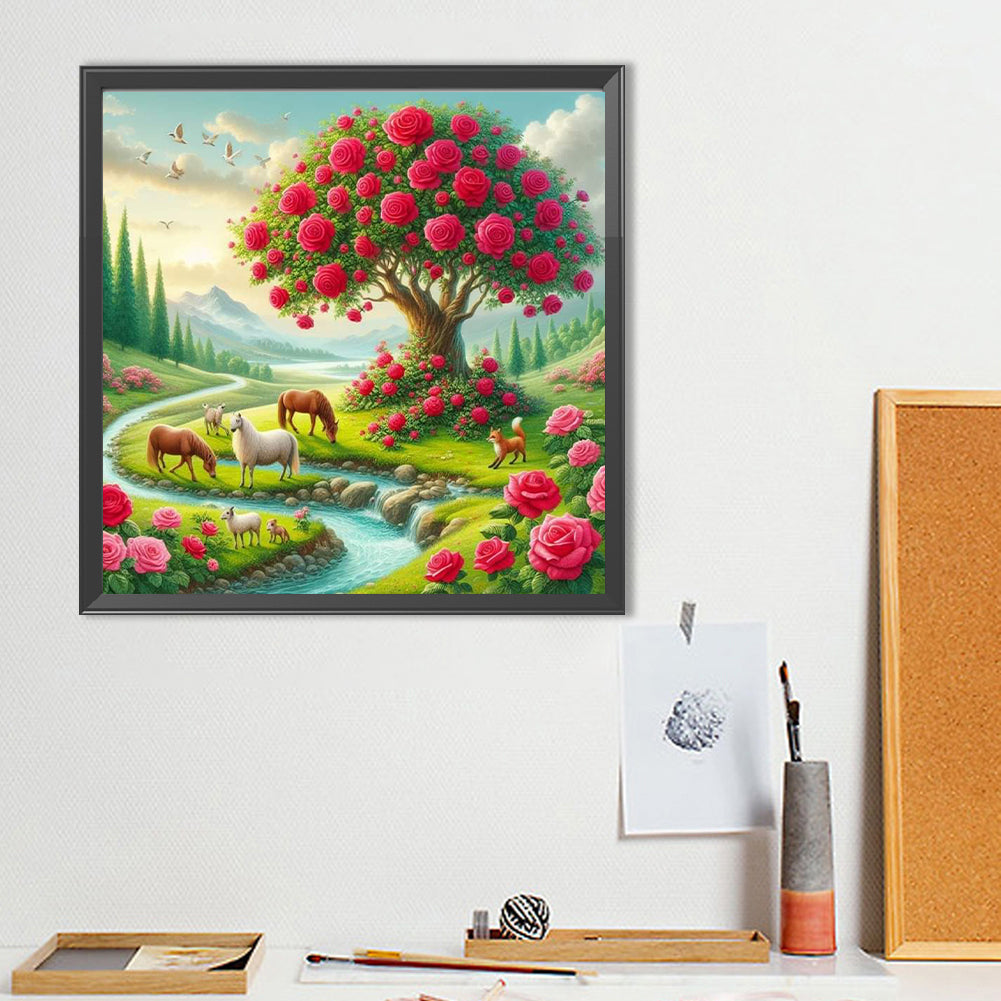 Natural Scenery - Full Round Drill Diamond Painting 50*50CM
