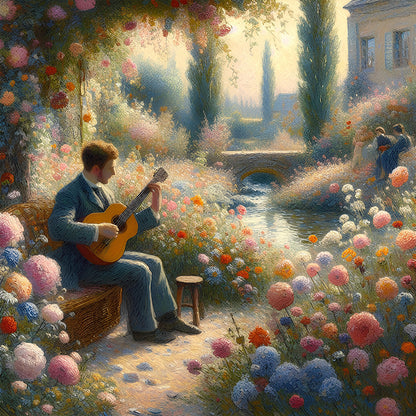 Concert In The Garden - Full Round Drill Diamond Painting 50*50CM