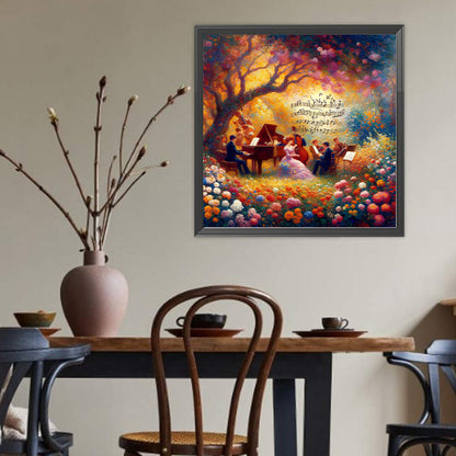 Concert In The Garden - Full Round Drill Diamond Painting 50*50CM