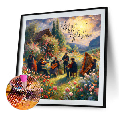 Concert In The Garden - Full Round Drill Diamond Painting 50*50CM