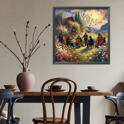 Concert In The Garden - Full Round Drill Diamond Painting 50*50CM