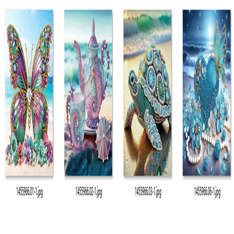 Beach - Special Shaped Drill Diamond Painting 30*30CM