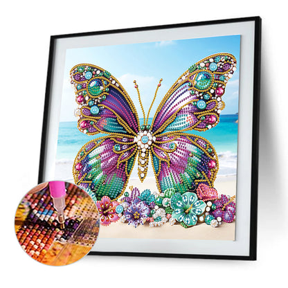 Beach - Special Shaped Drill Diamond Painting 30*30CM