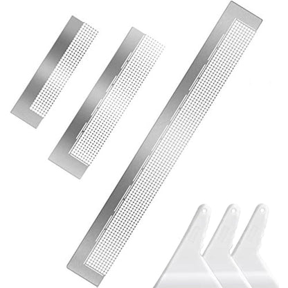 3Pcs Stainless Steel Diamond Painting Ruler 400 800 1020/216 400 800 Blank Grids