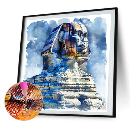 Sphinx In Egypt - Full AB Round Drill Diamond Painting 40*40CM