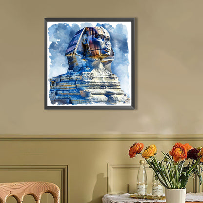 Sphinx In Egypt - Full AB Round Drill Diamond Painting 40*40CM